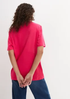 Lot de 5 T-shirts longs et amples à col V