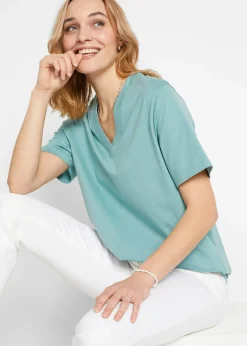 Lot de 5 T-shirts longs et amples à col V