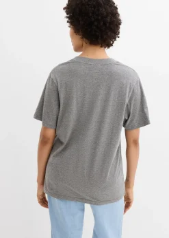 Lot de 5 T-shirts longs et amples à col V