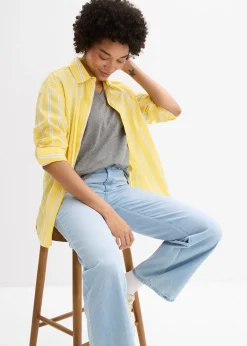 Lot de 5 T-shirts longs et amples à col V