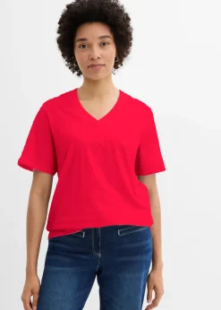 Lot de 5 T-shirts longs et amples à col V