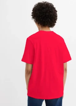 Lot de 5 T-shirts longs et amples à col V