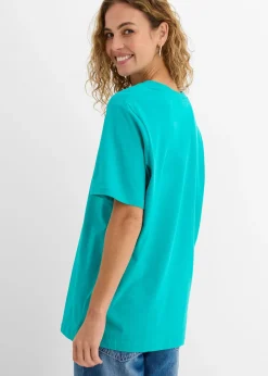 Lot de 5 T-shirts longs et amples à col V