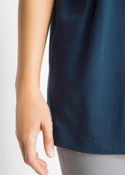 Lot de 5 T-shirts longs et amples à col V