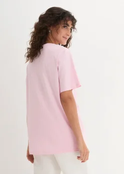 Lot de 5 T-shirts longs et amples à col V