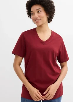 Lot de 5 T-shirts longs et amples à col V