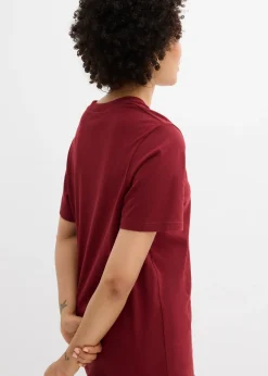 Lot de 5 T-shirts longs et amples à col V