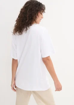 Lot de 5 T-shirts longs et amples à col V