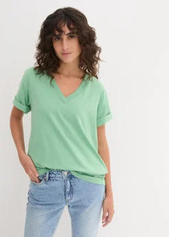 Lot de 5 T-shirts longs et amples à col V