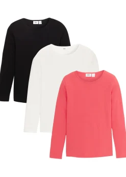 Lot de 3 T-shirts manches 100% coton