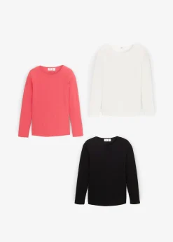 Lot de 3 T-shirts manches 100% coton