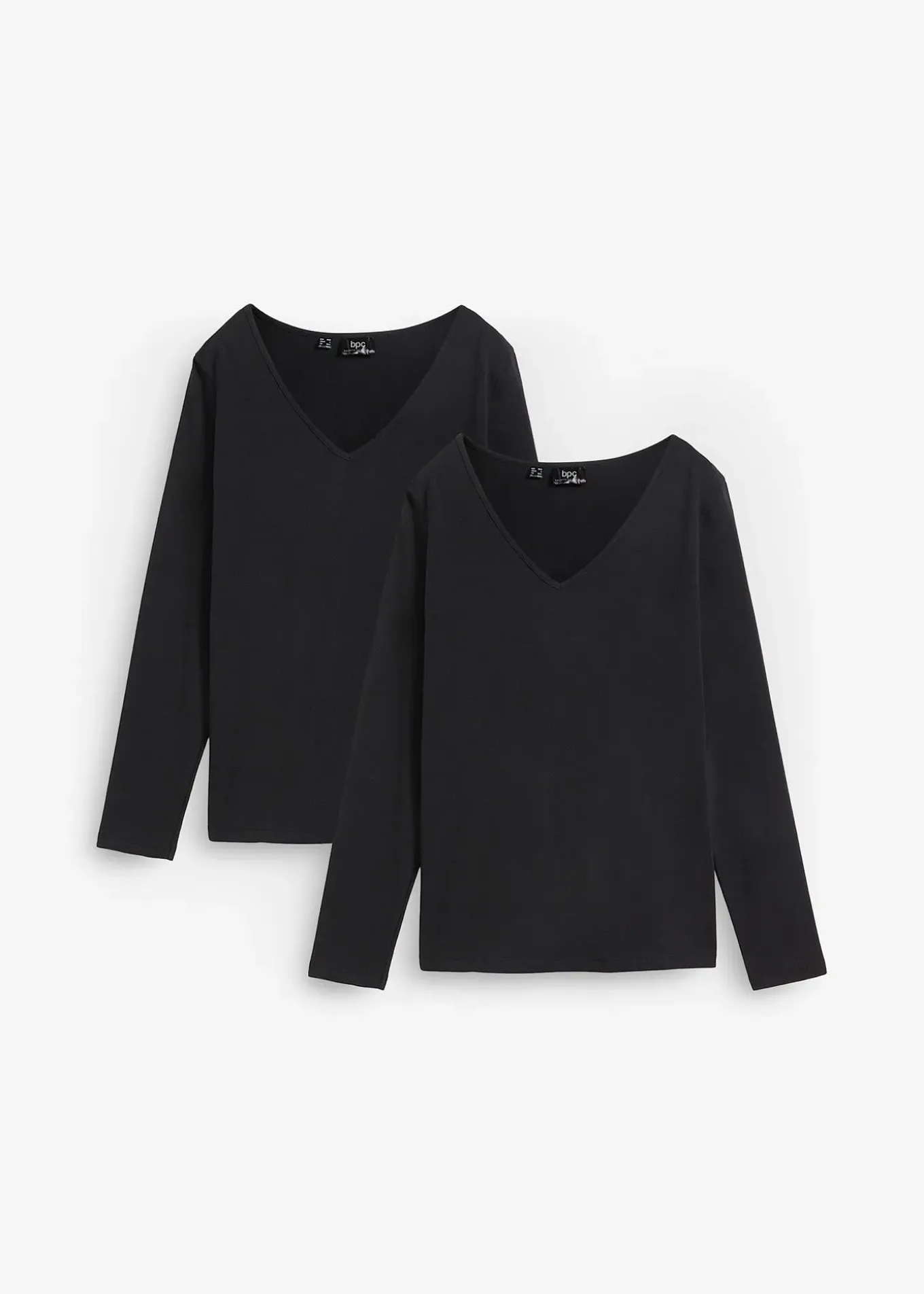 Lot de 2 T-shirts manches longues près du corps