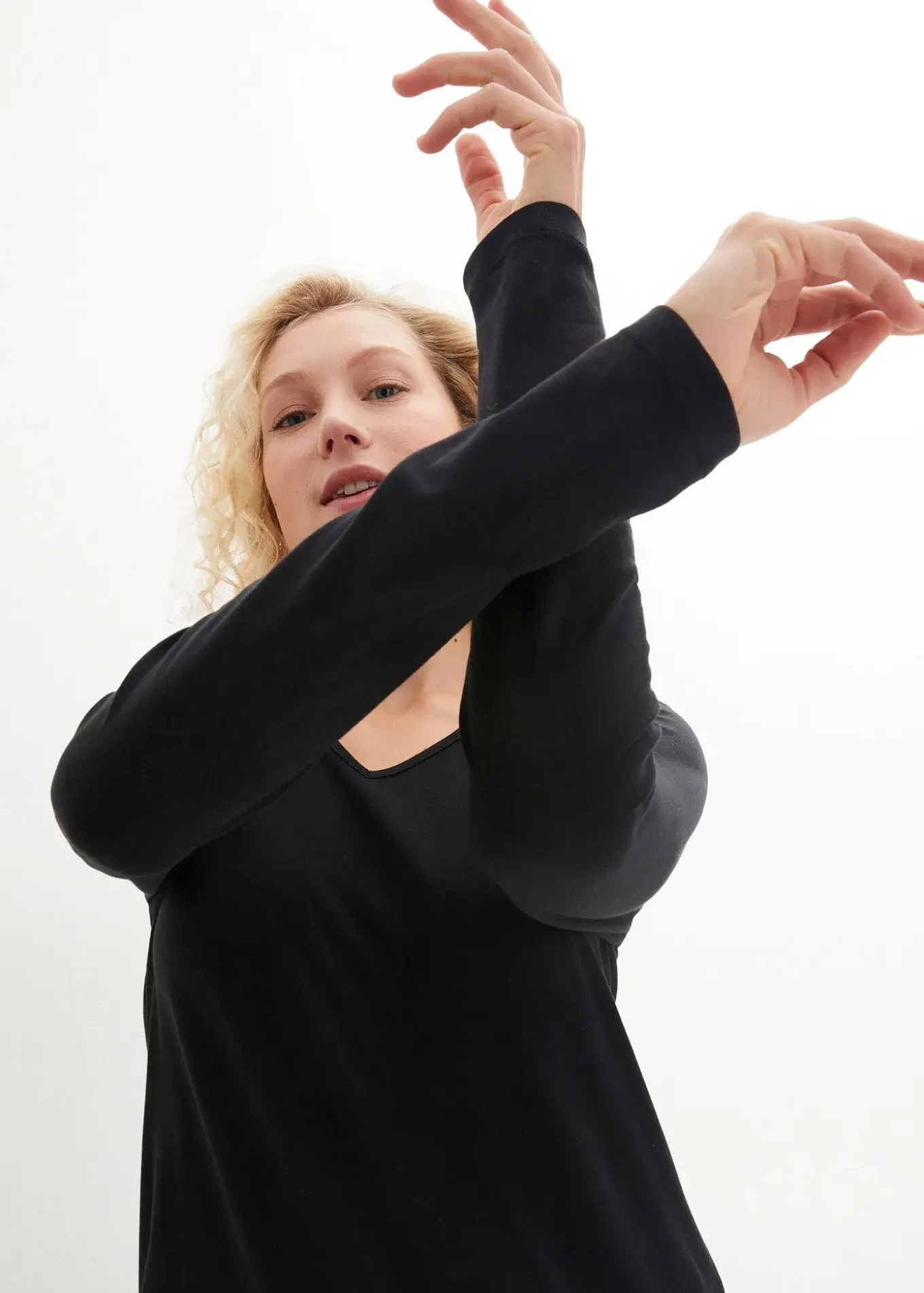 Lot de 2 T-shirts manches longues près du corps