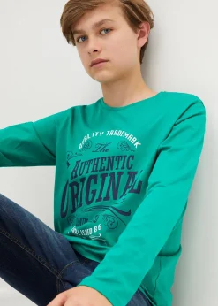 Lot de 2 t-shirts manches longues coton garçon