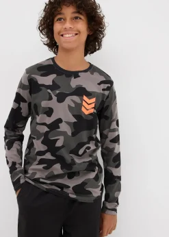 Lot de 3 T-shirts manches longues 100% coton