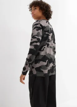 Lot de 3 T-shirts manches longues 100% coton