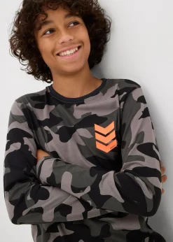 Lot de 3 T-shirts manches longues 100% coton