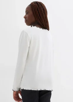 Lot de 2 T-shirts manches longues en coton extensible