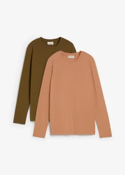 Lot de 2 T-shirts manches longues slim