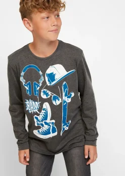 Lot de 2 T-shirts manches longues coton