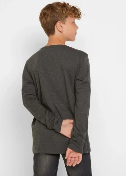 Lot de 2 T-shirts manches longues coton