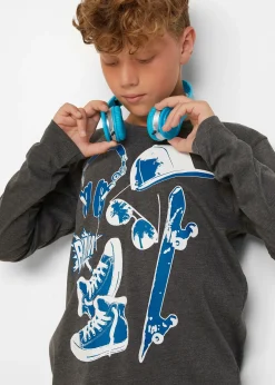 Lot de 2 T-shirts manches longues coton