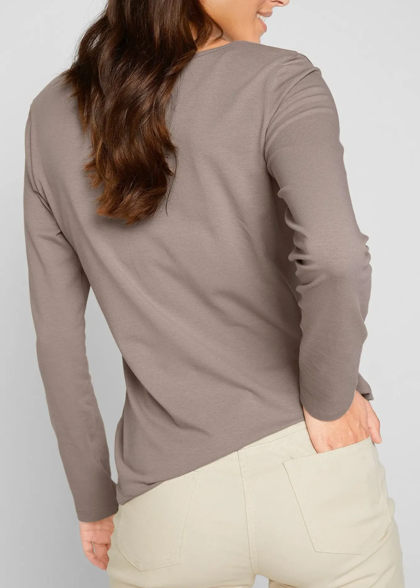 Lot de 2 T-shirts manches longues près du corps