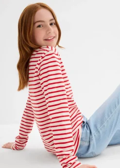 Lot de 3 T-shirts manches longues 100% coton