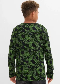 Lot de 3 T-shirts manches longues en coton doux et extensible