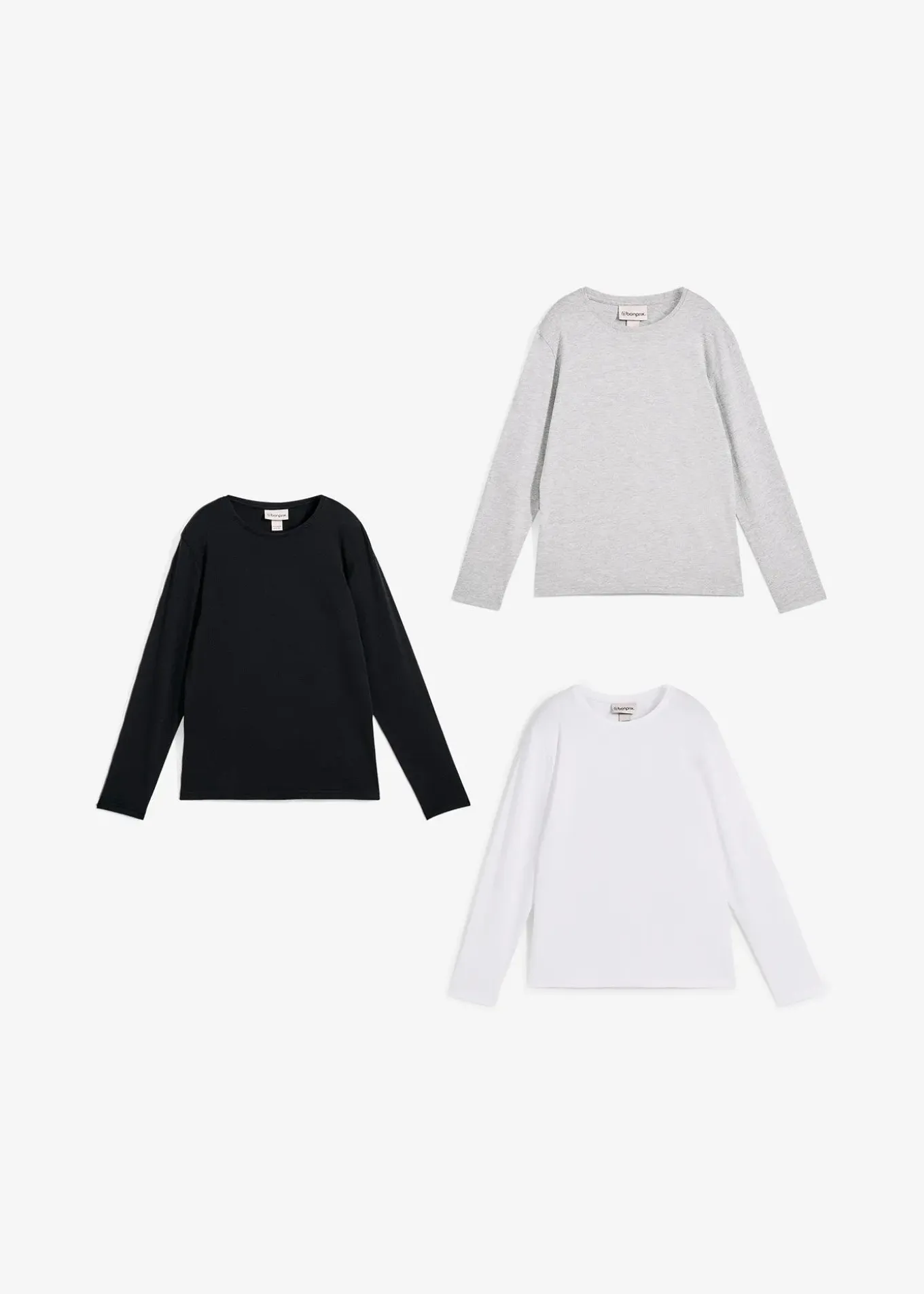 Lot de 3 T-shirts manches longues