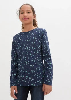 Lot de 3 T-shirts manches longues fille en coton