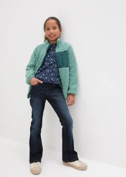 Lot de 3 T-shirts manches longues fille en coton