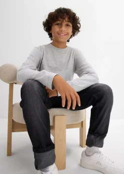 Lot de 3 T-shirts manches longues coton