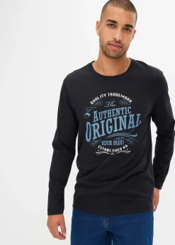 Lot de 2 T-shirts manches longues 100% coton