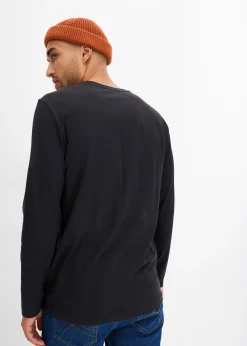 Lot de 2 T-shirts manches longues 100% coton