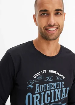 Lot de 2 T-shirts manches longues 100% coton