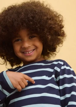 Lot de 2 T-shirts manches longues 100% coton