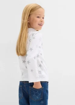 Lot de 2 T-shirts manches longues en coton extensible