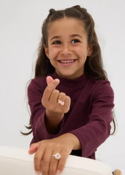 Lot de 2 T-shirts manches longues en coton extensible