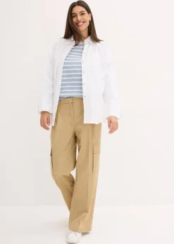 Lot de 2 T-shirts manches longues à encolure bateau