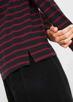 Lot de 2 T-shirts manches longues à encolure bateau