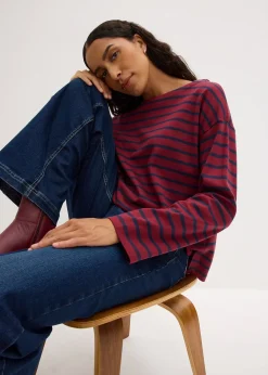 Lot de 2 T-shirts manches longues 100% coton