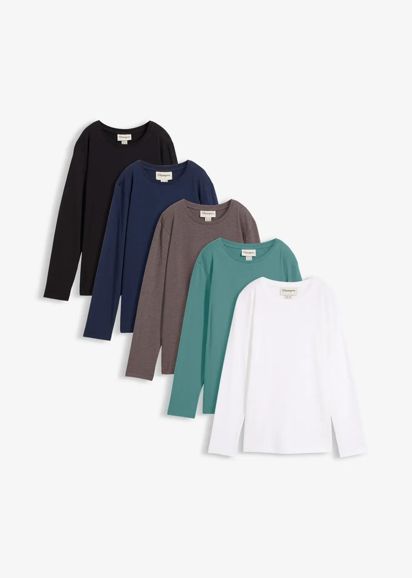 Lot de 5 T-shirts manches longues