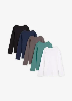 Lot de 5 T-shirts manches longues