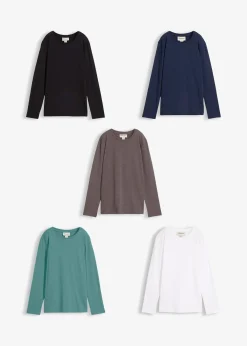 Lot de 5 T-shirts manches longues