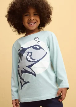 Lot de 2 T-shirts manches longues 100% coton