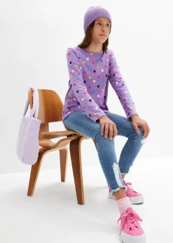 Lot de 3 T-shirts manches longues 100% coton