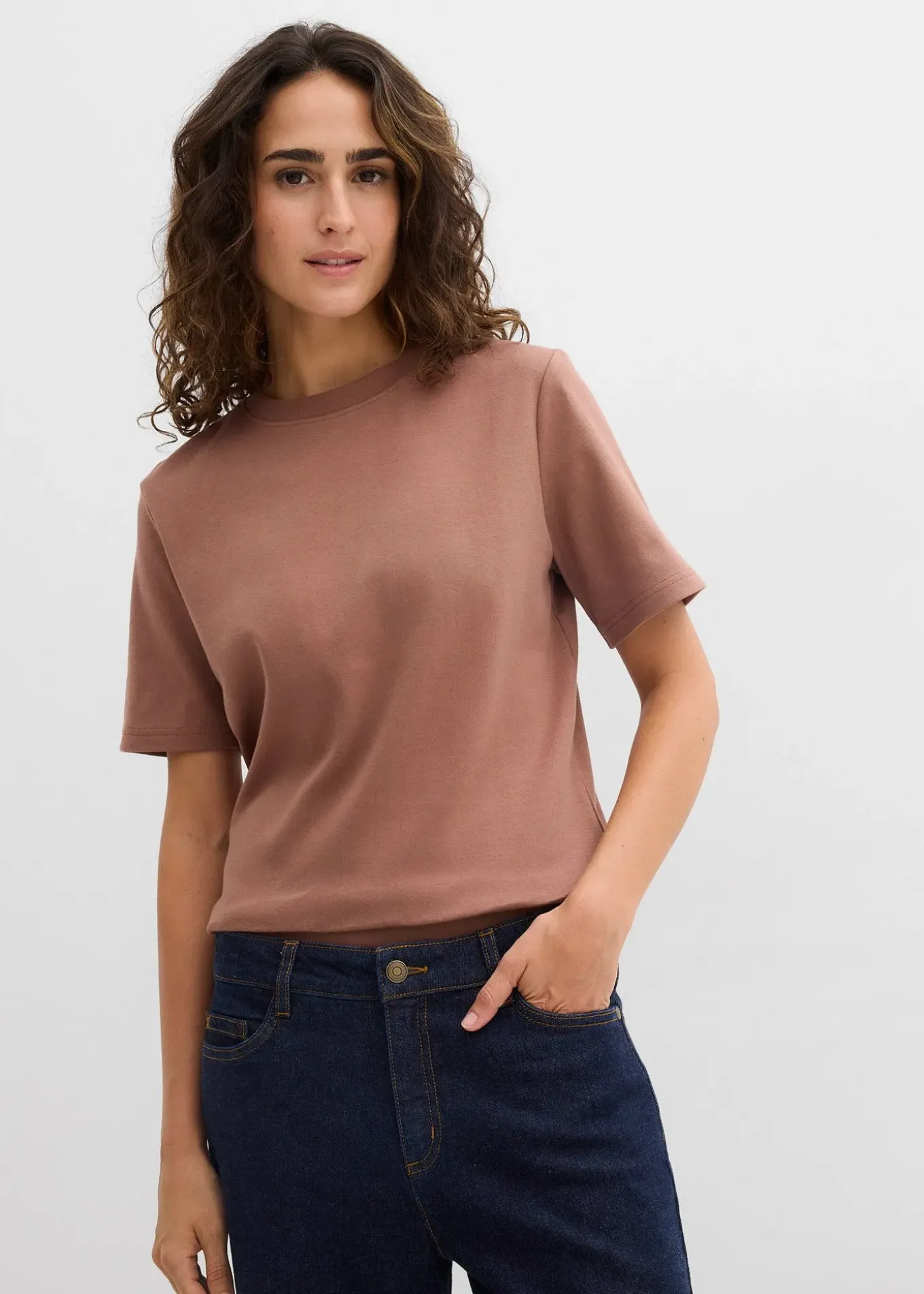 Lot de 2 T-shirts épais en jersey 100% coton