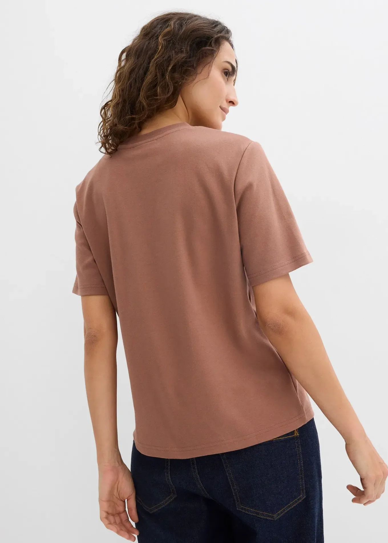 Lot de 2 T-shirts épais en jersey 100% coton