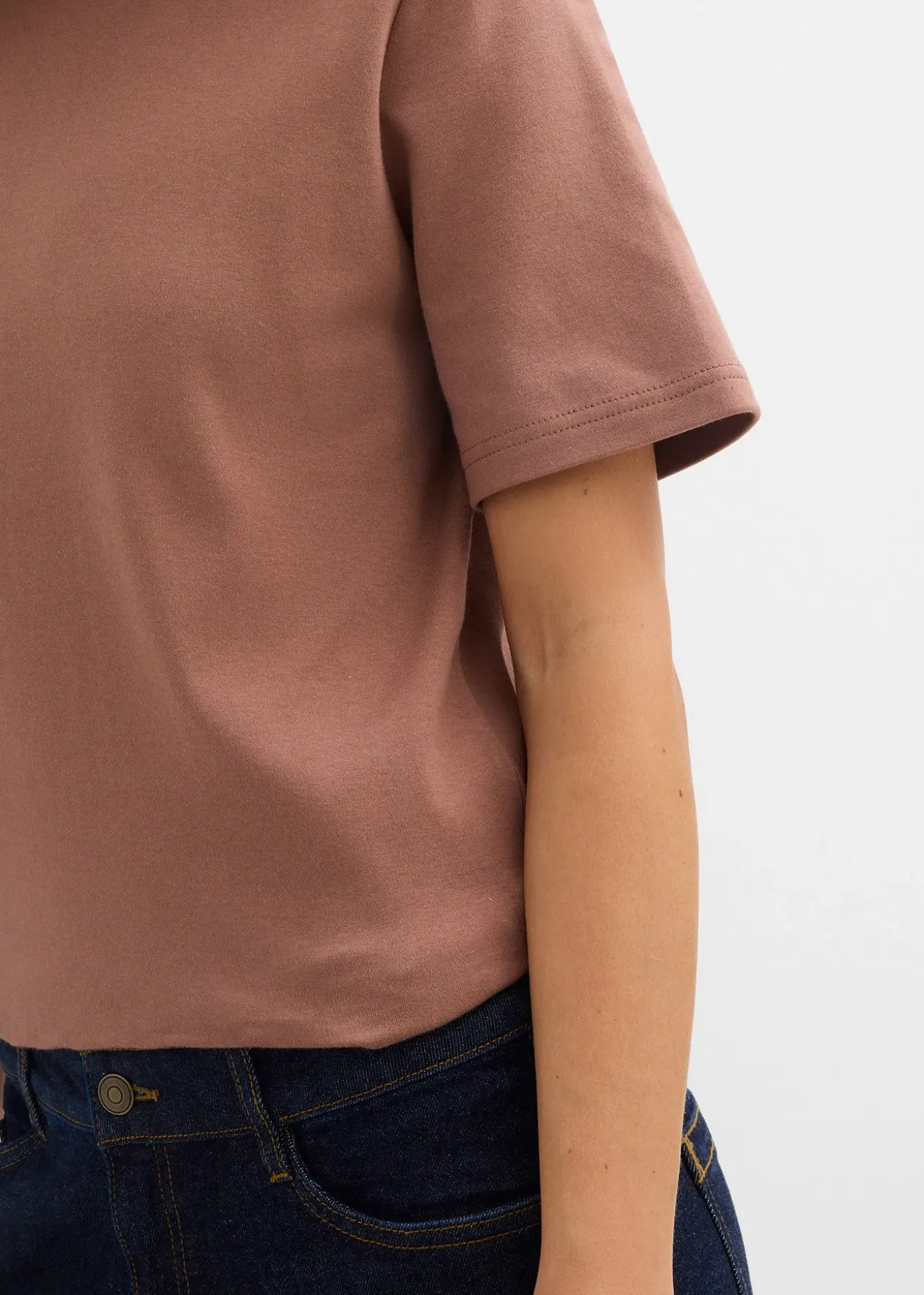 Lot de 2 T-shirts épais en jersey 100% coton